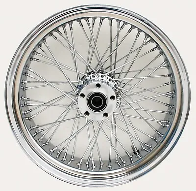 Chrome Billet 60 Spoke 18  X 5.5  Rear Wheel For 200 Series Custom Softail Rigid • $252.69