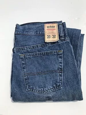 Urban Pipeline Regular Fit 400 Medium Stone Straight NWT 30x32 Blue Women Jeans • $28.81