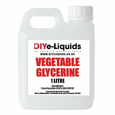 £16.49 • Buy Vegetable Glycerine Propylene Glycol Mix EP/USP FOOD COSMETIC GRADE KOSHER VG PG