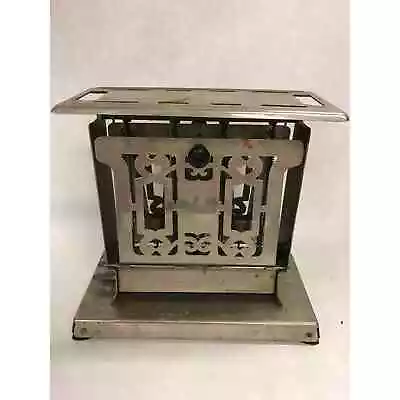 VINTAGE Metal Bread Toaster Electric No Cord Meriden Homelectronics Kitchen 50s • $61.99