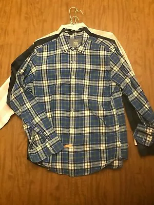 J Crew Button Down Shirt Men's Medium LOT OF 5 SHIRTS Plaid Striped Madras Solid • $39.99