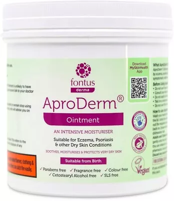 Aproderm Ointment Intensive Moisturiser 500g • £5