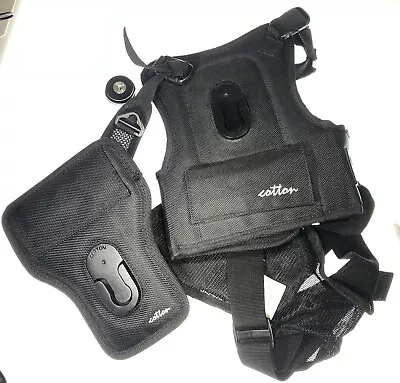 Cotton Carrier Camera System Black Vest 2 Camera Mount • $69.95