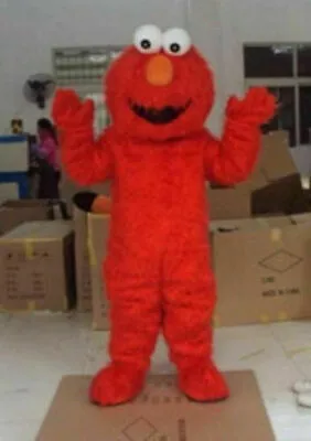 Elmo Mascot Monster Costume Sesame Street Fancy Party Dress Adult • $149.99