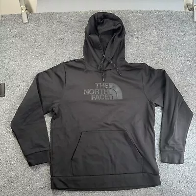 The North Face Hoodie Sweatshirt Mens Large Black Half Dome Pullover Hiker • $24.65