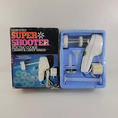 NEW Vintage WearEver 70001 Super Shooter Electric Cookie Maker Good Housekeeping • $119.95