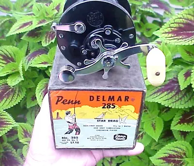$11.50 • Buy Vintage* PENN DELMAR * PENN Fishing Reel IN ORIGINAL BOX * W / CONTENTS EX COND.