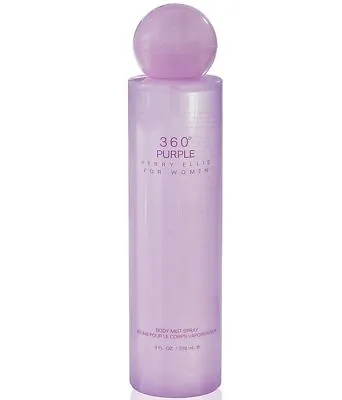 360 Purple By Perry Ellis For Women Body Mist 8 Oz New • $11.84