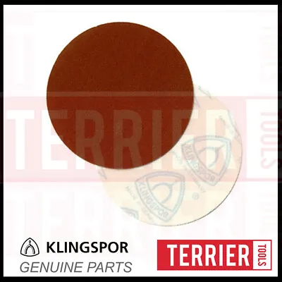 125mm/ 5  Sanding Discs KLINGSPOR NO HOLE Pads 40 GRIT • £2.99