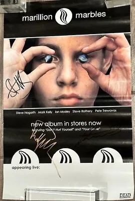 Marillion - Autographed Signed Marbles Concert Poster • $19.95