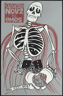 Melt Banana Black Dice Switch Hitter 2002 Emo's Austin Poster Mark Pedini • $149.99