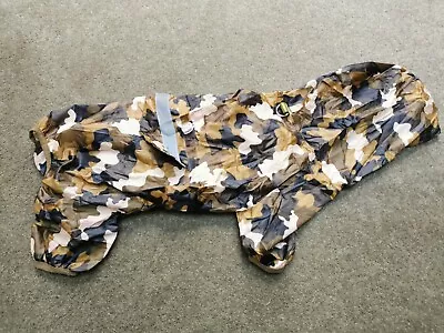 Lightweight Raincoat/Dog Jacket - Camo Print. Size XXL (small To Medium Dog) New • £9.49