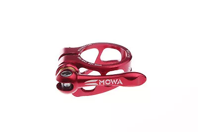 MOWA BSC Road Mountain Cyclocross EBike Cycling Seatpost QR Clamp 31.8mm Red • $19.98