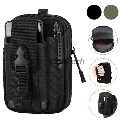 Tactical Waist Fanny Pack Phone Pouch Military Outdoor Camping Hiking Belt Bag • $7.52