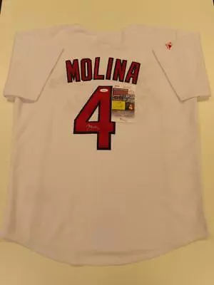Yadier Molina Signed Auto Autograph Authentic Cardinals Jersey JSA COA Authentic • $51