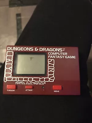 Vintage 1981 Mattel Dungeons Snd Dragon’s Electronic Handheld Works Great • $50