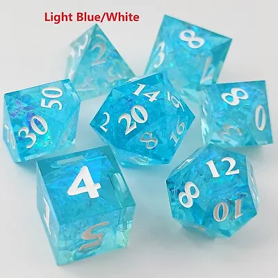 MINI Dice Poly Set (24 Colours) / Tiny Small Micro RPG D&D DND 7 Dice Dungeon • $15.59