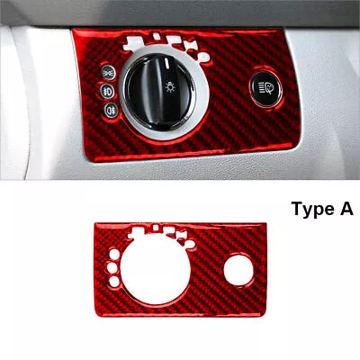 For Mercedes-Benz M-Class ML350 Red Carbon Fiber Dim Light Control Cover Trim A • $8.59