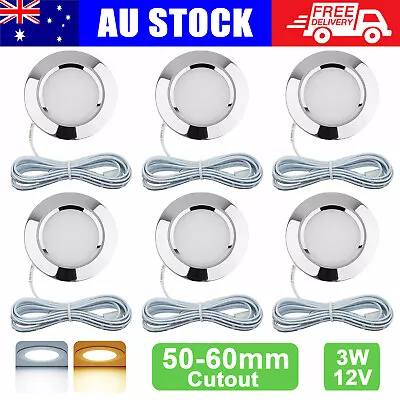 2-10x 12V LED Recessed Ceiling Lights Interior Down Light Caravan/Camper/Trailer • $17.99