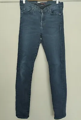 7 For All Mankind THE SKINNY Dark Blue Skinny Jeans Size 31 • £5