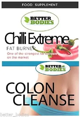 Chilli Extreme Colon Cleanse Strong Diet Slimming Weight Loss DIET Fat Burner • £13.11