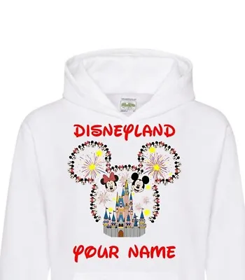 Personalized Disneyland Paris 2024 Mickey Minnie Hoodie  Family Matching Top • $23.99