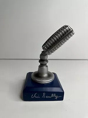 Vin Scully Signed 2017 Commemorative Microphone Staue PSA AE04661 • $1874.96