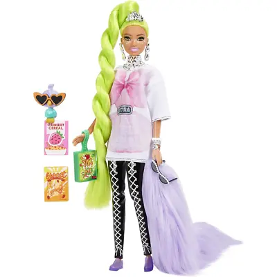 £19.99 • Buy Barbie Extra Doll 11 In Oversized Tee & Leggings With Pet