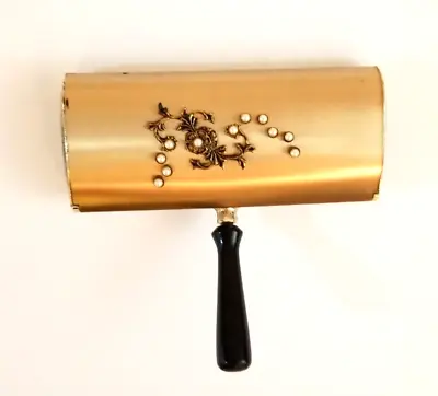 Vintage Jameco Metal Products Table Sweeper Crumb Catcher Gold-Brass Tone • $19.60