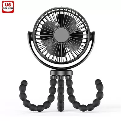 Portable Handheld Mini Cooling Fan Flexible Tripod Clip Desk Bike Baby Stroller • $14.98