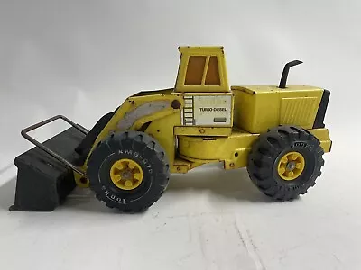 Vintage Tonka Mighty Diesel Yellow Metal Front Loader XMB-975 Construction Truck • $48.94