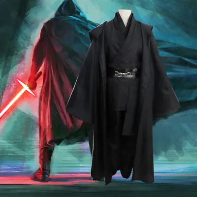 Star Wars Jedi Knight Anakin Skywalker Darth Vader Sith Cosplay Trend Costume • £31.28