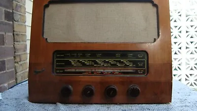£75 • Buy Marconiphone Vintage Valve Radio  T26A Restored And Working 3wavebands Plus 3 