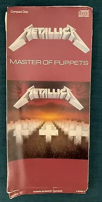 Metallica - Master Of Puppets Longbox EMPTY NO CD 1986 ORIGINAL • $56.66