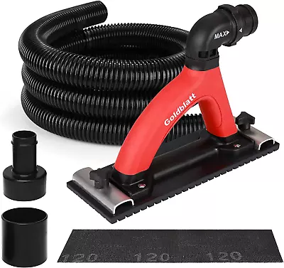 Dust Free Hand Sander Dustless Drywall Vacuum Sander With 6.5Ft Hose Sanding  • $59.98