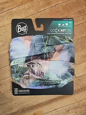 Buff Coolnet UV Multifunctional Neckwear Or Headwear UPF 50 - Campast Green • $20