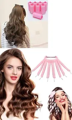 $56.13 • Buy Natural Ways To Make Hairs Curl! Foam Roller & Rod Headband, Long Hair Lady Gift