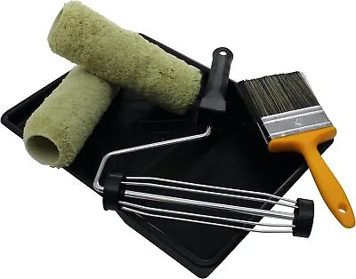 Paint Roller Set Twin - Masonry Heavy Duty 5 Piece • £18.45