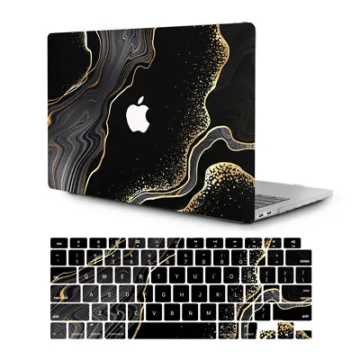 Black Marble Hard Case Shell+ Keyboard Cover For Macbook Air Pro 11 13 14 15 16 • $13.99