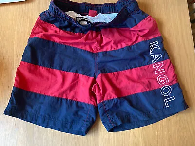 Mens Kangol Swim Shorts Small • £6