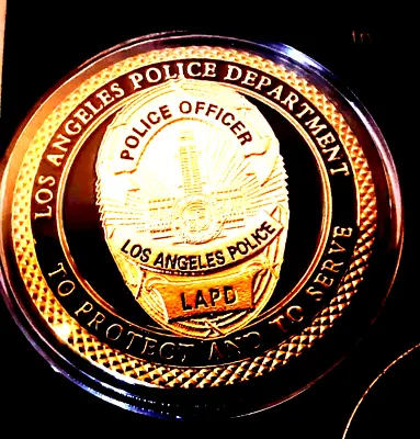 Rare Lapd Blue Blue Lives Matter Blessed Are The Peacemakers Officer's  Coin • £19.30