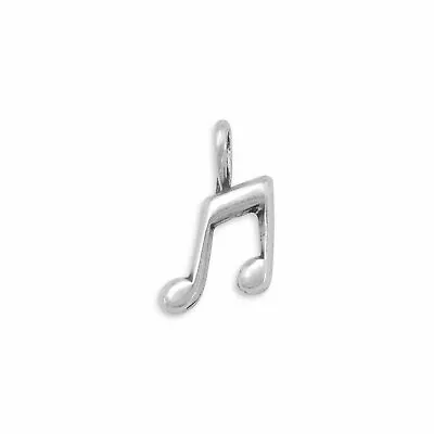 Precious Stars Sterling Silver Musical Notes Bracelet Charm • $17