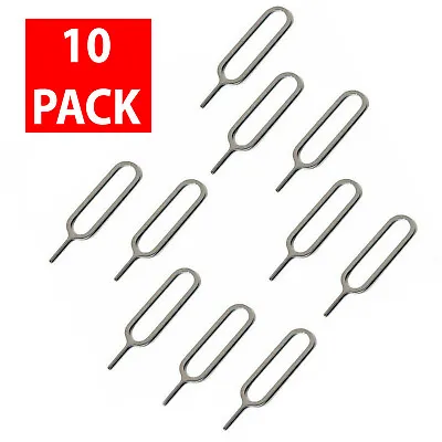 10x Sim Card Tray Removal Ejector Pin Cell Phone Universal For IPhone Samsung • $1.50