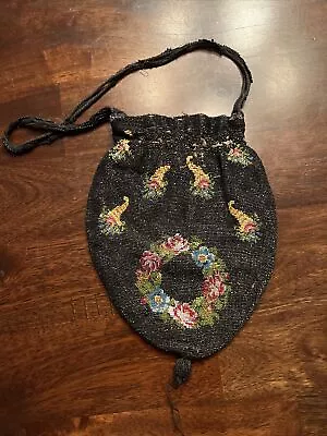 Antique Victorian Glass Microbeaded Purse • $50