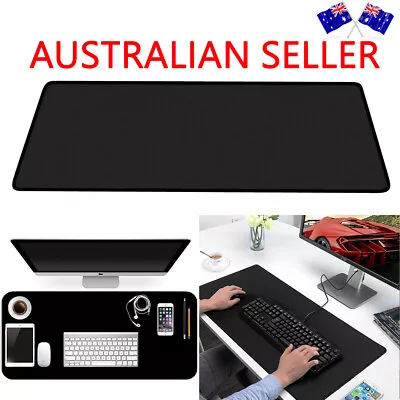$8.99 • Buy Extra Large Size Gaming Mouse Pad Desk Mat Anti-slip Rubber Speed Mousepad Black