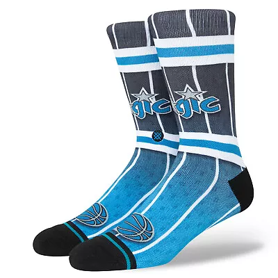 Orlando Magic Stance NBA HWC Fader Hardwood Classics Crew Socks Large Mens 9-13 • $14.83