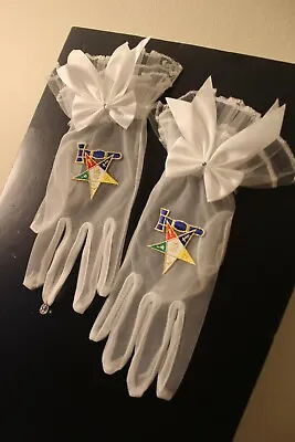  Masonic ( Eastern Star ) Past Matron Gloves • $15