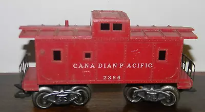 Marx Caboose ~ CANADIAN PACIFIC ~ 8-Wheel - Tilt Couplers - RARE - O-27 • $120