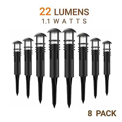 Malibu Low Voltage 22 Lumen LED Pathway Light For Garden Landscape Decor 8 Pack • $209.99