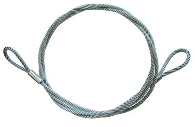 £2.48 • Buy Stainless Steel Wire Rope Strop Sling With Loop Each End Choose Size & Length